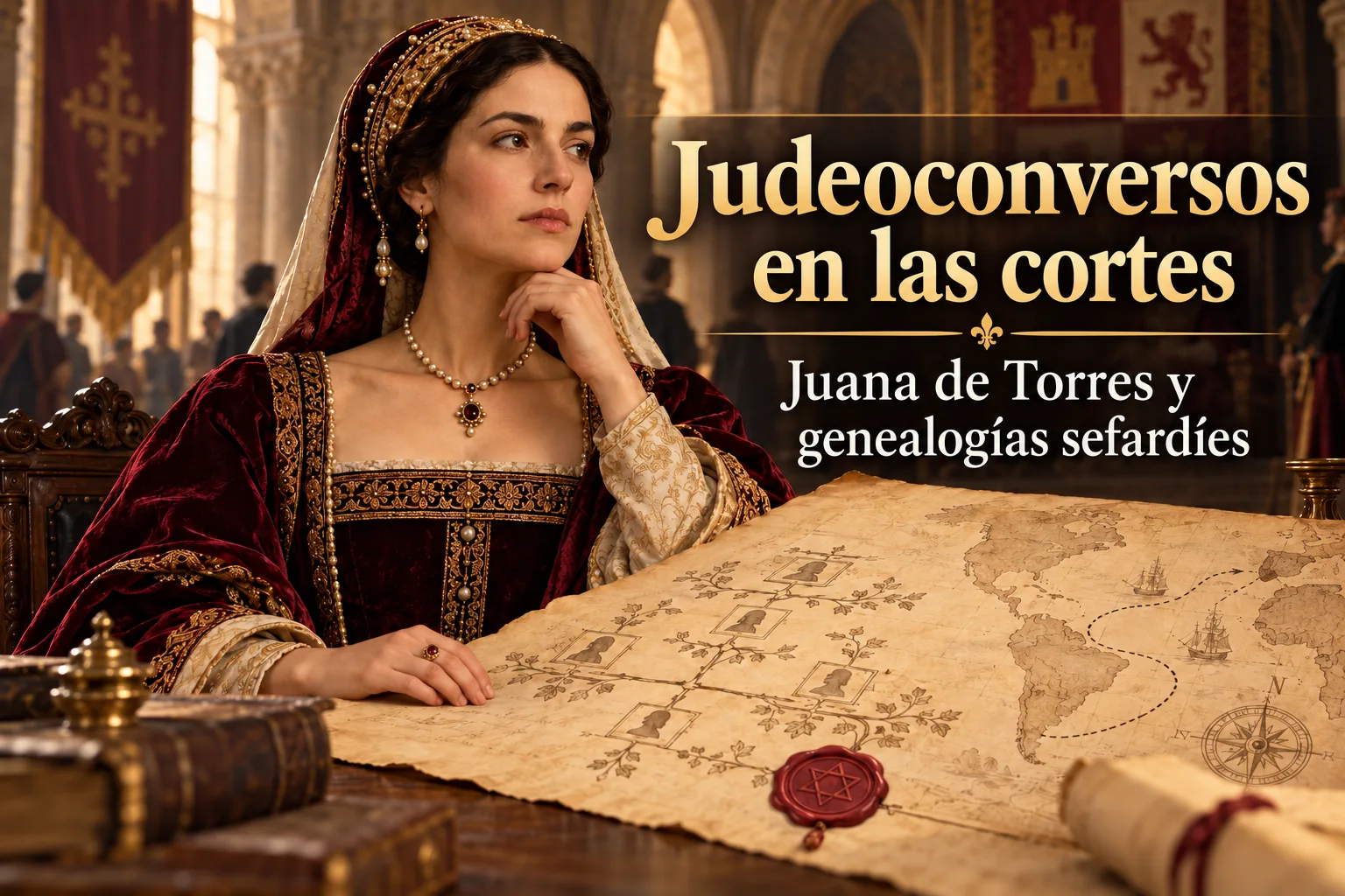 Judeoconversos en las cortes medievales y y la relación de Ana Velásquez de la torre con diversas genealogías sefardíes en américa latina